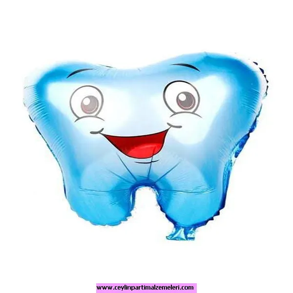 Mavi Diş Folyo Balon